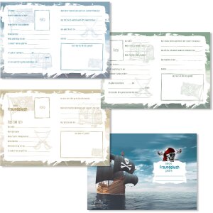 Goldbuch priateľská knižka Flaggschiff 15x21 cm, DIN A5, 88 ilustrovaných stránok