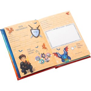 Goldbuch Priateľská knižka Drak 15x21 cm – ilustrovaná knižka na spomienky z prívetstva