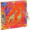 Goldbuch Zápisník Wild Life Giraffes, 16,5 x 16,5 cm, zlaté výšivky