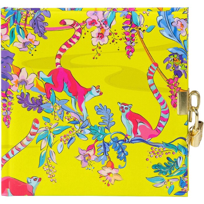 Goldbuch Denníček Wild Life Lemurs 16x16 cm, zlatý alebo strieborný západok