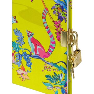 Goldbuch Denníček Wild Life Lemurs 16x16 cm, zlatý alebo strieborný západok