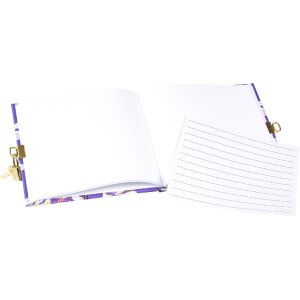 Goldbuch Denníčok Orchid Mood fialový 16x16 cm s zlatou reliéfnou výšivkou