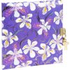 Goldbuch Denníčok Orchid Mood fialový 16x16 cm s zlatou reliéfnou výšivkou
