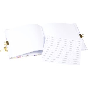 Goldbuch Deník Orchid Mood Biela 16x16 cm s zlatým prežiadanim a západím