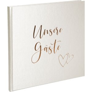Goldbuch Gästebuch Herzklopfen 24x22 cm...