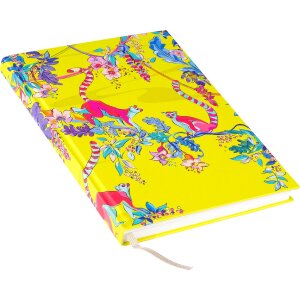 Goldbuch zápisník Wild Life Lemury 15x22 cm zlatá ražba