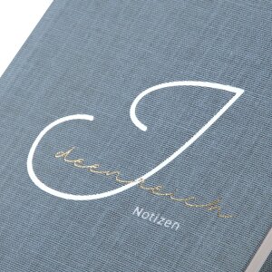 Goldbuch Zápisník Ideenreich 15x22 cm Plátno biely/zlatý