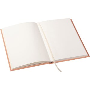 Goldbuch Notizbuch Gedankenfänger 15x22 cm 200 Seiten Leinenbindung Weiß Gold