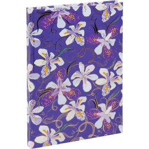 Goldbuch Notizbuch Orchid Mood purple 15x22 cm 200 blanko...