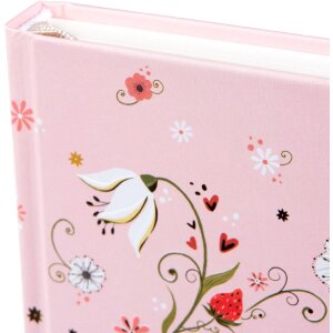 Goldbuch Zápisník Secret Garden Ornamental 15x22 cm Ružový