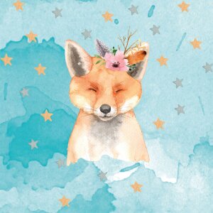 Goldbuch sestračka Fuchs 35x11 cm, lakovaný kartón s fízovým záverom