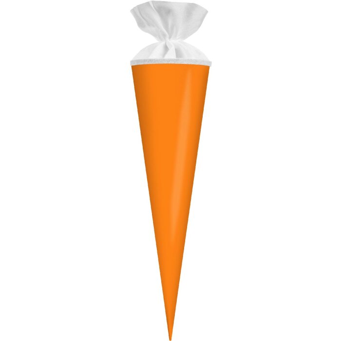 Goldbuch Bastelschultüte s farebným fúzovým uzáverom neonorange 19x70 cm