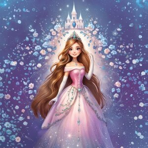 Goldbuch školská taška Princesa Svetelný záblesk 85x19 cm