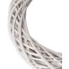 Clayre & Eef Deko Kranz Rattan Weiß Ø 50x9 cm skandi für Tür Wand Tisch