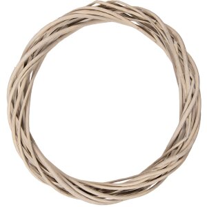Clayre & Eef 6RO0603M Weihnachtskranz aus Rattan...