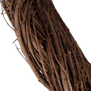 Clayre & Eef 6RO0607M Weihnachtskranz aus Rattan...