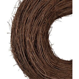 Clayre & Eef 6RO0608L Dekorationskranz Braun Ø...