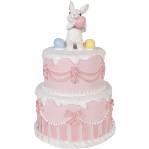 Clayre & Eef Tortová misa biela ružová...