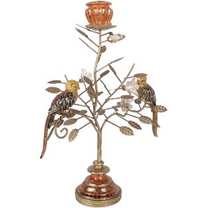 Clayre & Eef Váza so zvieratami zlatá...