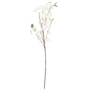 Clayre & Eef Kvetová dekorácia bielo-zelená 10x12x90 cm
