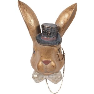 Clayre & Eef Králiček zlatý čierny...