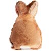 Clayre & Eef Vankúš Kaninchen hnedo-biely 13x5x22 cm, mäkký polyester, ideálny pre detský pokoj