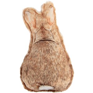 Clayre & Eef TW0628 Vankúš Kaninček Hnedo-biely 13x5x25 cm