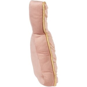 Clayre & Eef TW0632 Vankúš s králičím motívom, ružovozlatý, polyester, 20x7x31 cm