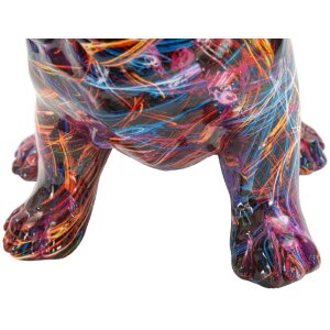 Mauro Ferretti Figúrka Buldog PSYCO 21,5x15,5x21 cm Polyresin Multicolour