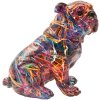 Mauro Ferretti Figúrka Buldog PSYCO 21,5x15,5x21 cm Polyresin Multicolour