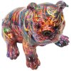 Mauro Ferretti Figúrka Buldog PSYCO 21,5x15,5x21 cm Polyresin Multicolour