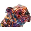 Mauro Ferretti Figúrka Buldog PSYCO 21,5x15,5x21 cm Polyresin Multicolour