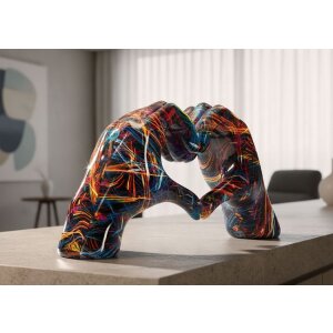 Mauro Ferretti Skulptúra LOVER PSYCO, viacfarebná, polyresin, 25x7,5x13,5 cm
