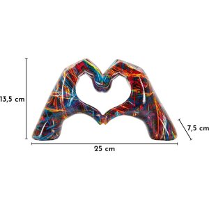 Mauro Ferretti Skulptúra LOVER PSYCO, viacfarebná, polyresin, 25x7,5x13,5 cm