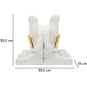 Mauro Ferretti Podložky na knihy Poseidón 25,5x15x22,3 cm (2 ks)