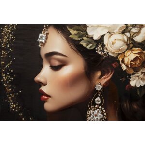 Mauro Ferretti Obraz na plátni PERSIAN s rámom 62x3,5x92 cm, borovicové drevo, plátno, viacfarebný