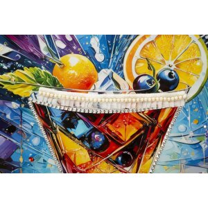 Mauro Ferretti obraz na plátne COCKTAIL 62x92 cm