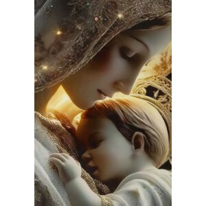 Mauro Ferretti Obraz MATERNITY v rámci 60x3,5x90 cm, fichtenové drevo, plátno, viacfarebný