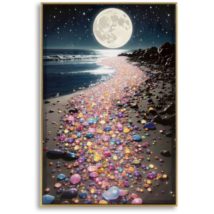 Mauro Ferretti obraz „Farby“ – dekoratívna plátna sada 60x90 cm s borovicovým rámom