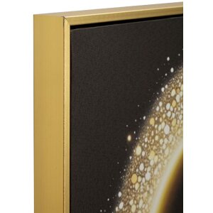 Mauro Ferretti LED obraz "Inda" – dekoratívna tlačená plátna s rámom 60x90 cm, zlaté akcenty