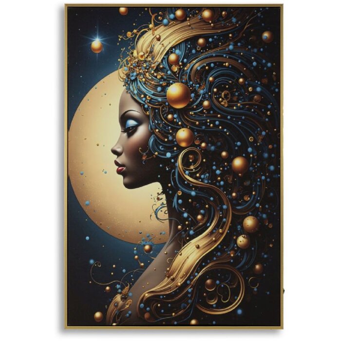 Mauro Ferretti Stenový obraz "Minerva" s LED – dekoratívna plátna 60x90 cm