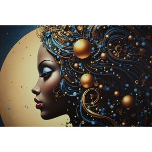 Mauro Ferretti Stenový obraz "Minerva" s LED – dekoratívna plátna 60x90 cm