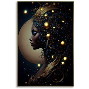 Mauro Ferretti Stenový obraz "Minerva" s LED – dekoratívna plátna 60x90 cm