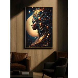 Mauro Ferretti Stenový obraz "Minerva" s LED – dekoratívna plátna 60x90 cm