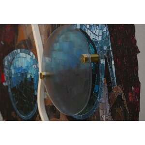 Mauro Ferretti Stena obraz "Afro" s LED – 60x90 cm, 3D akryl, viacfarebný