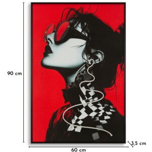Mauro Ferretti LED obraz „Psyco“ – 60x90 cm s 3D akrylom a svetlom
