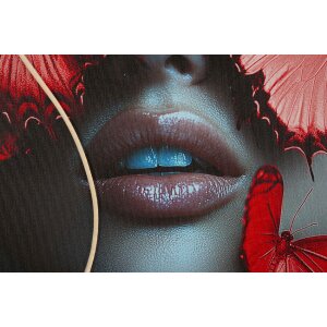 Mauro Ferretti LED obraz na płótno „Biele kvety“ 60x90 cm – 3D akryl