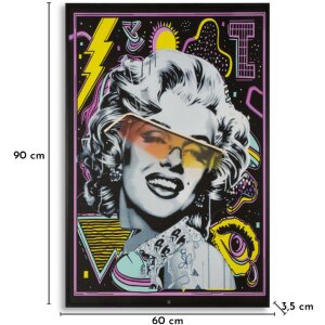 Mauro Ferretti LED obraz "Marilin" 60x90 cm - 3D akryl