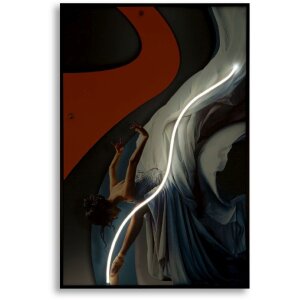 Mauro Ferretti LED obraz "Tanečnica" 60x90 cm – 3D akrylová aplikácia