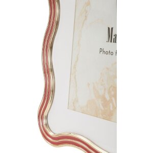 Mauro Ferretti Fotorámik „Elizabeth“ 20x25 cm, červeno-zlatý, zink a sklo